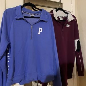 2 Victoria’s Secret Pink sweatshirts